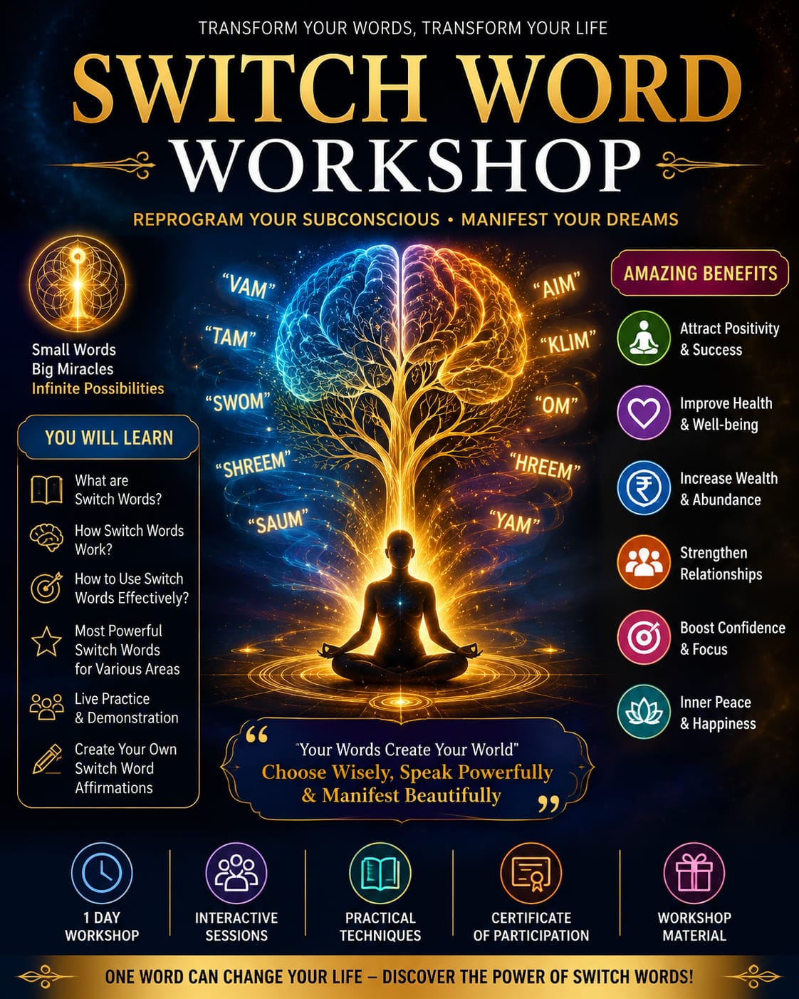 Switch Word Workshop